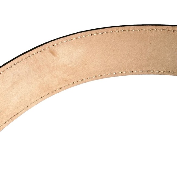 Lancel Cinnabar Red Leather Belt NWT main image 5